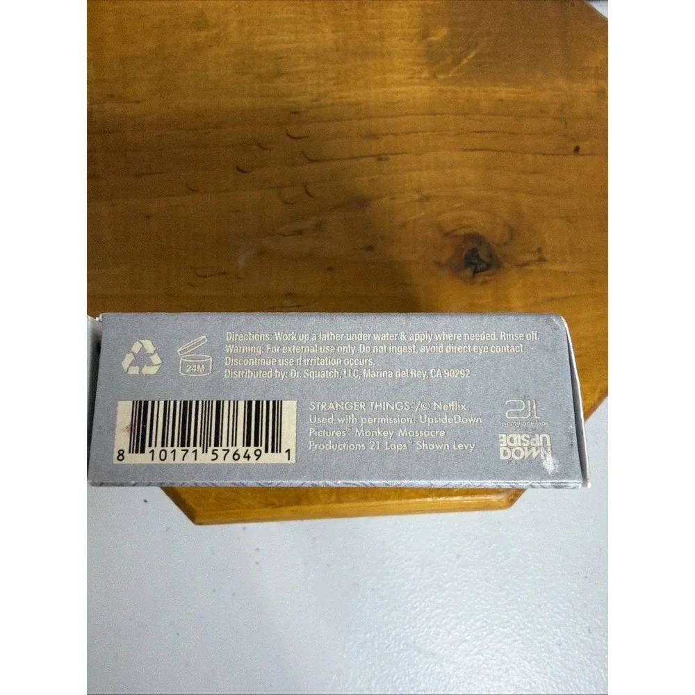 Dr.‎ Squatch Stranger Things Bar Soap Limited Edition - NEW